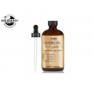 Liquid Pure Essential Oils , Organic Cold Pressed Jojoba Oil For Skin / Hair