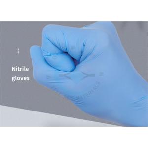 Blue Disposable Medical Gloves , Prevent Infected Medline Surgical Gloves