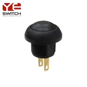 China Red 12mm Waterproof Push Button Switch Plastic Push Button On Off Latching  Switch wholesale