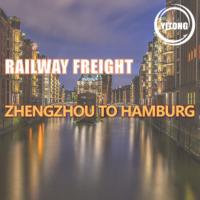 Puerta para colocar el transporte internacional de mercancías por ferrocarril de Zhengzhou China a Hamberg Alemania