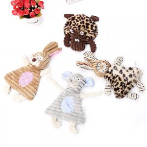 China 25cm Rabbit Corduroy Pet Plush Toys/pet toys/pet products supplier