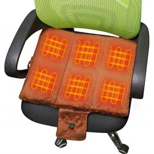 USB Heated Stadium Seat Cushion 5V 2A Seat Heating Pad Memory Foam Portabe for Camping