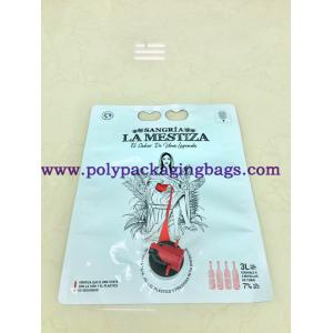 China Juice Liquid Packaging PE 1.5L Stand Up Pouch With Spout / Spigot wholesale