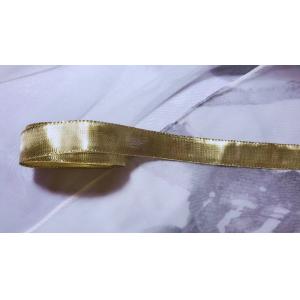 100% Nylon Gold And Silver Ribbon Durable For Gifts Packing Material