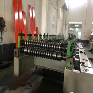 China 18 Stations 4mm Steel Silo Roll Forming Machine With Punching Dies supplier