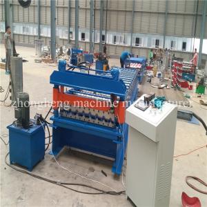 China IBR Metal Step Tile / Roofing Sheet Roll Forming Machine Color Steel Sheet supplier