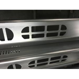 China Brush Anodized Aluminum Extruded Shapes / Aluminum Extrusion Profiles For Electronics supplier