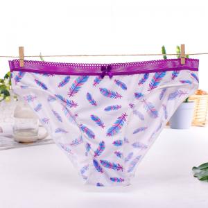 China Smooth Silk Material Women Underwear Sexy Panty supplier