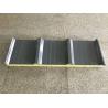 China PPGI Steel Rock Wool Sandwich Panel For Roofing Iron Grey Color wholesale