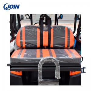 China Buggy Custom Golf Cart Seat Kit Permanent Black And Orange ODM supplier
