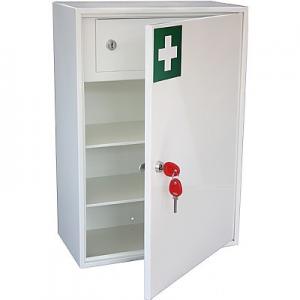 China Empty Metal First Aid Cabinet , Medical Storage Cabinet With Drawer supplier