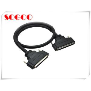 China Câbles équipés de télécom/longueur 1M de connecteur du mâle 100pin de SCSI supplier