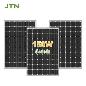 18V 24V Black Mono Crystalline Solar Cell Thin Film PV Panels 150W 160W 170W 180W