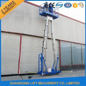 China 14m High Rise Window Cleaning Lift System , Aerial Wok Hydraulic Work Platform Lift  supplier