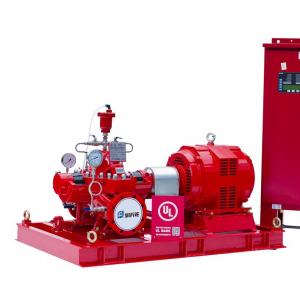 China Horizontal Split Case Fire Pump With Electric Motor Driven Water Supply supplier
