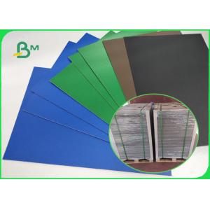 Blue / Green / Red / Black Lacquered Solid Paperboard 1.5mm 72 * 102cm