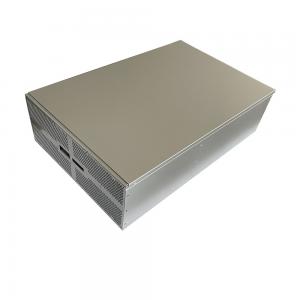 Custom Design Amplifier Aluminum Housing Manufacturer Sandblasted Or Brushed 19 Inch Server Case