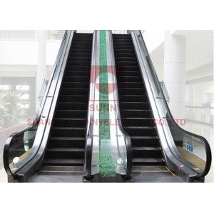 1000MM Aluminum Escalator Step Yellow Demarcation In Shopping Mall