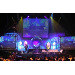 Advertisement P10 IP65 led wall Stage screen display indoor Brightness 800 , 3G WIFI