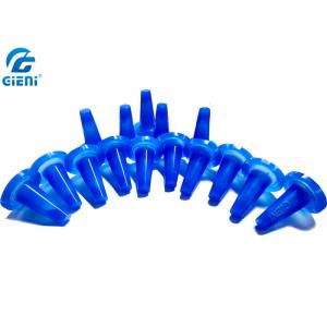 China Lightweight Cosmetic Lipstick Mold Silicone Lipstick Mould Blue Color Small Size supplier