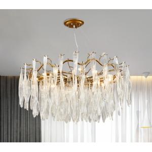 Modern European Style Crystal Pendant Ceiling Light For Villa Room