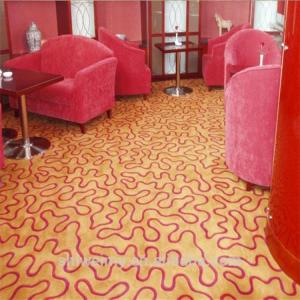 Handmade brown wool wall to wall carpet for commercial