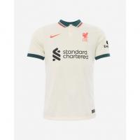 Ivory LFC Liverpool Tee Shirts Away Strip Mo Salah Jersey