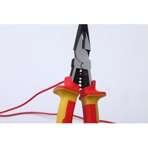 China Multi Function Small Insulated Linesman Pliers Long Reach Powerful Gripping wholesale