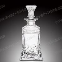 China Square Tequila Glass Bottle For Spirits on sale