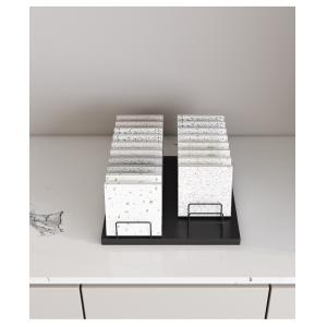China Affichage en pierre tout en un Display Stand White Multi Row Quartz Display Rack Détenteur d'échantillon wholesale
