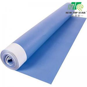 Blue Flooring Vapor Barrier Low Density Dual Blue Polyethylene Foam Underlayment