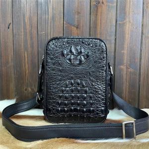 Authentic Crocodile Skin Men's Small Mini Shoulder Bag Flap Purse Genuine Alligator Leather Male Casual Messenger Bag