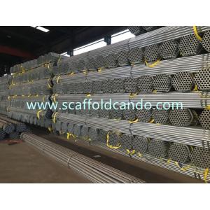 JIS G3444 Hot dipped galvanized pipe, STK500 scaffolding steel pipe, scaffold tube 48.6*2.4*6000mmL  with high quality