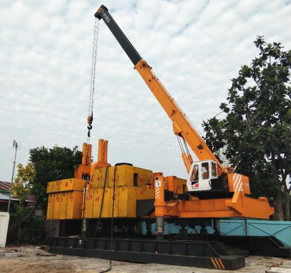 T-works ZYC600 Yellow Color Jacking Pile Pressing Machines For Phc Pile ...
