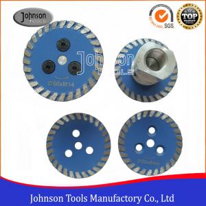 China 50mm  75mm Diamond Stone Cutting Blades with M14 Flange for Granite Cutting and Carving supplier