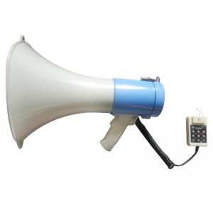 China NO Support APP 80W Portable Plastic High Sound Bullhorn Speaker Megaphone with USB supplier