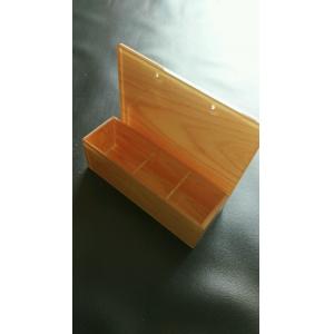 Wall Mounted Wood Grain Plexi Sign Holder Acrylic Display Stand W/ 3 Boxes Plastic Document Holder