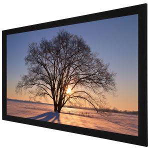 China Custom 100 Inch 4K Ultra HD  Fixed Frame Screen / Home Theatre Projection Screen supplier