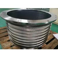 China 316L S.S Pressure Screen Basket Before Headbox 0.3mm Slot Size  For Fluting base Paper on sale