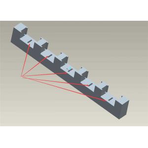 Holding Heating Elements Zirconia Alumina Machinable Ceramic Components With Groove