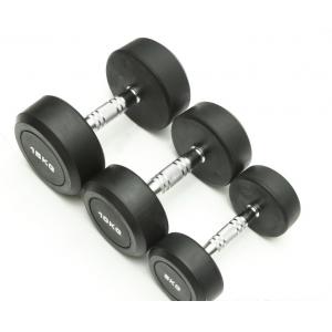 Dumbbells Home Fitness Dumbbells, Round Head Fixed Dumbbells, Gym Covered Rubber Dumbbell