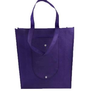 China Fold Up Reusable Shopping Bags Recyclable Laminated Polypropylene Tote Bags wholesale