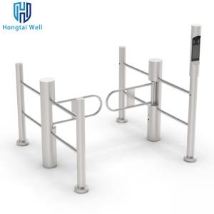 55cm Lane Width Controlled Access Turnstiles SS304 Facial Recognition Gate