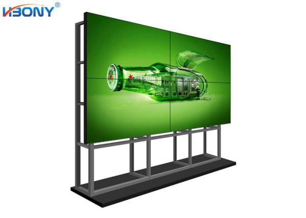 Indoor Free Standing Seamless LCD Video Wall With Samsung DID Screen Low Maintenance