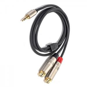 3.5 Mm Y Splitter Cable  To RCA Y Audio Cable 3.5mm Stereo To 2* RCA  For Speaker