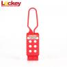 High Security PP Non - Conductive Safety Nylon Lockout Hasp Tagout Loto