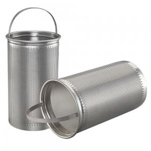 China Basket Washable Furnace Filters Stainless Steel Mesh Strainer supplier