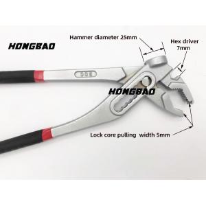 2 In 1 Insulated Water Pump Pliers 12 Inch Plumper Tools Pipe Wrench Hammer Head