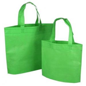 OEMのオフセット印刷の買い物袋の生地非編まれた袋の緑か赤い色