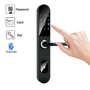 Digital Keycard TTlock Sliding Door Smart Lock Password 45mm